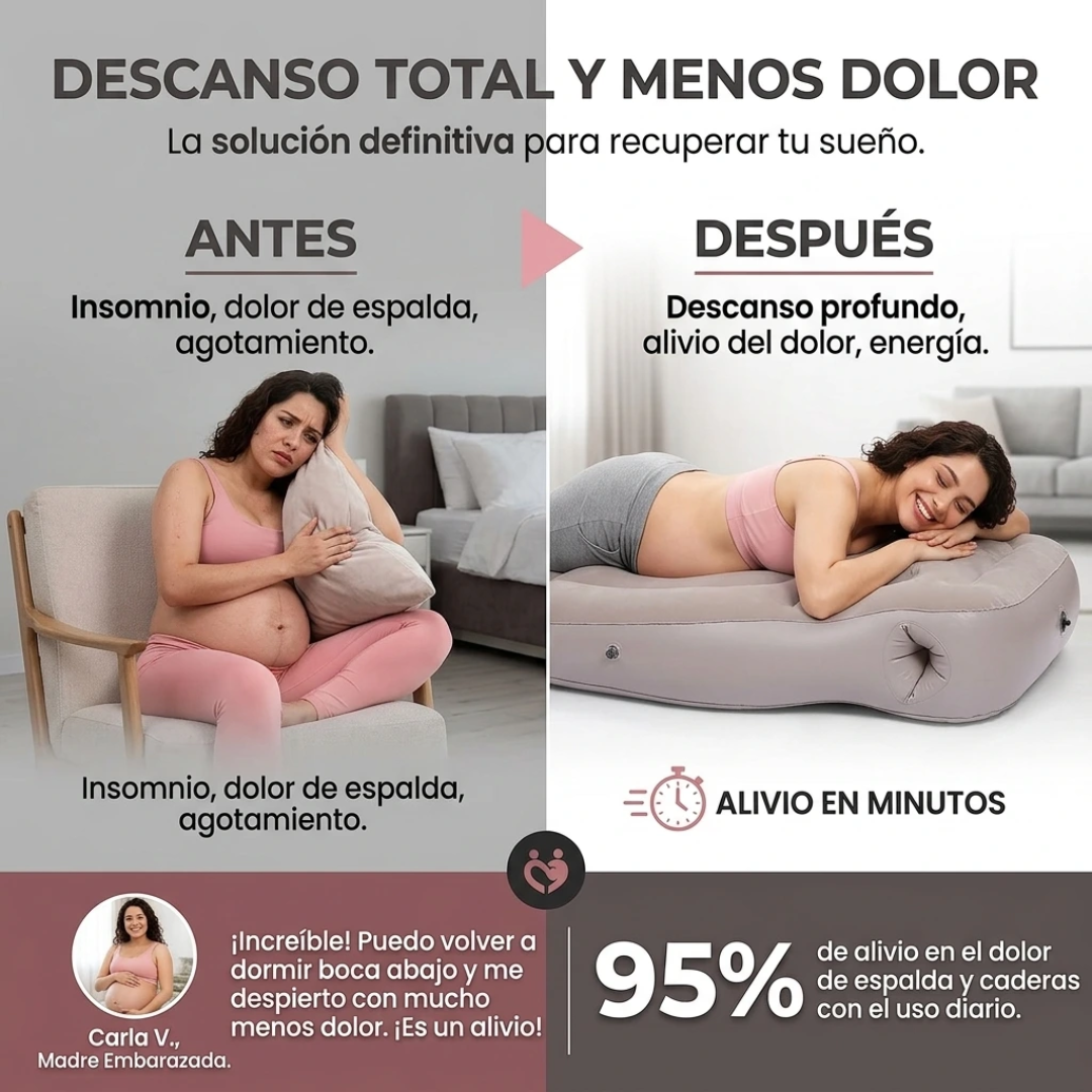 Colchón Inflable para Mujeres Embarazadas