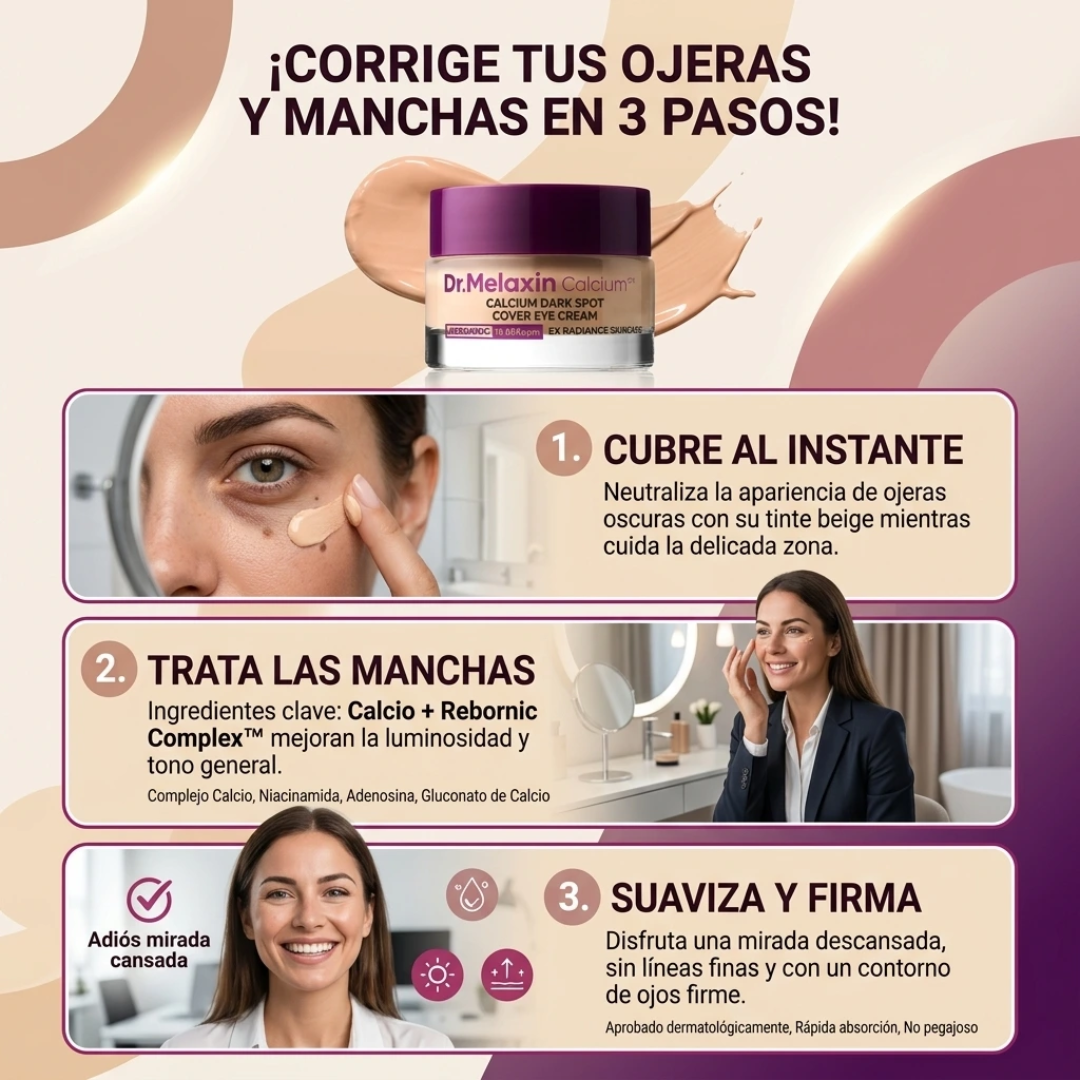 Crema para ojos con calcio Dr.Melaxin para Manchas Oscuras Cemenrete 15 g