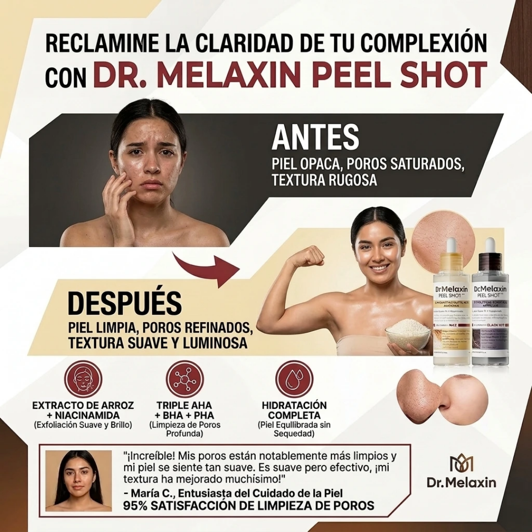 Sérum Exfoliante Facial en Dúo de Arroz.