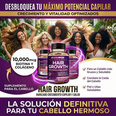 Hair Growth anti-caída efecto desde la 1ª Semana
