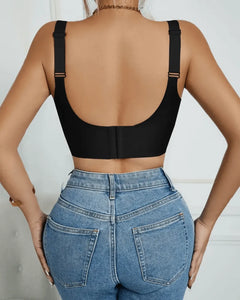 Brasier sin varillas, sin costuras, con realce cómodo, suave con cobertura completa