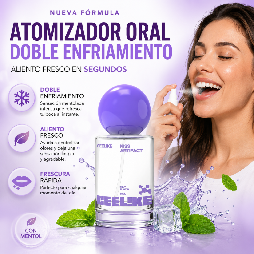 Atomizador Oral Experiencia de Doble Enfriamiento