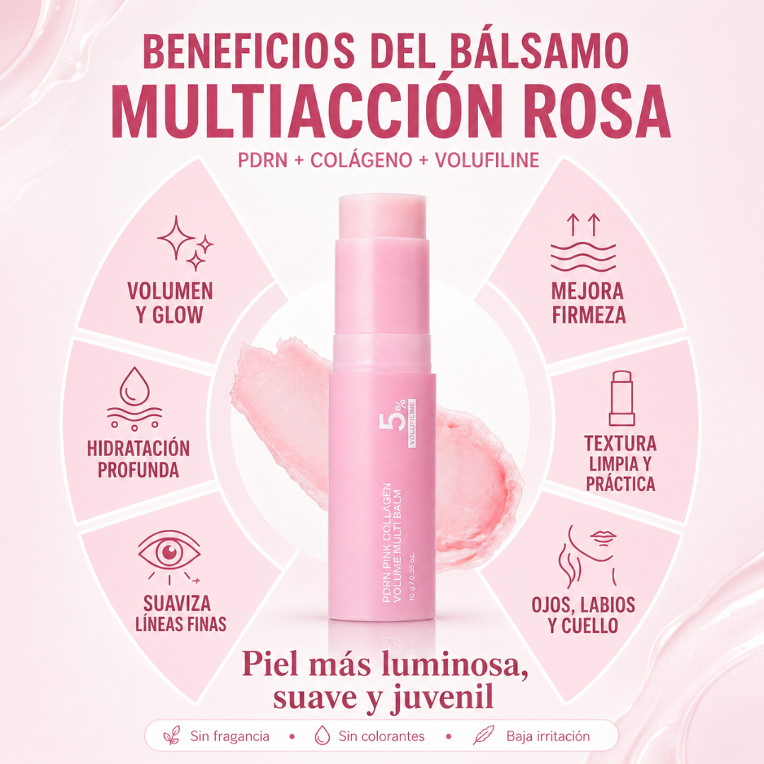 Bálsamo PDRN en Stick de Colágeno Resultados en 1 día