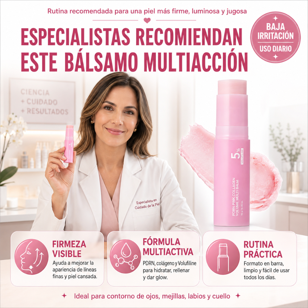 Bálsamo PDRN en Stick de Colágeno Resultados en 1 día