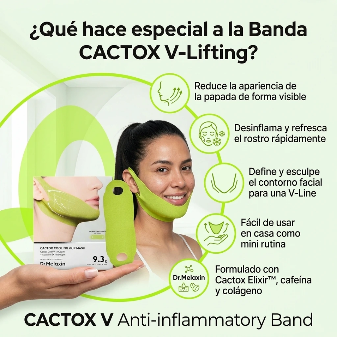 Banda Antiinflamatoria CACTOX V - 4 unidades