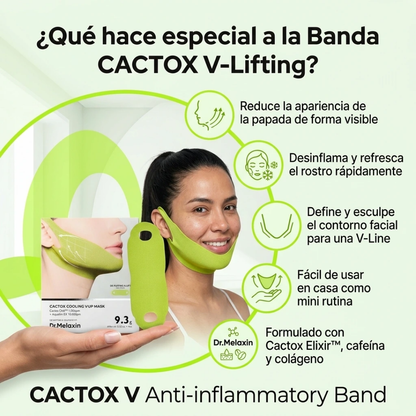 Banda Antiinflamatoria CACTOX V - 4 unidades