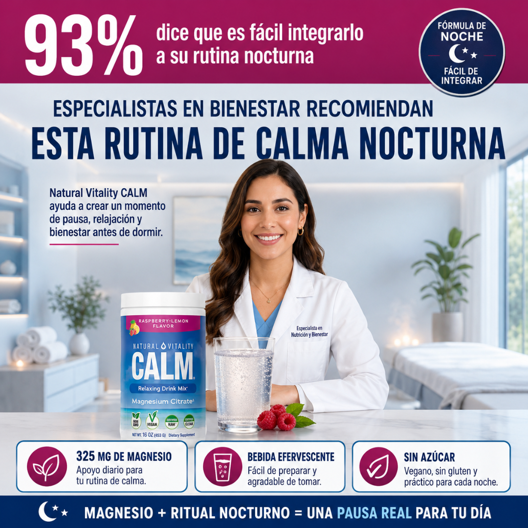 Bebida Alimenticia Relajante de Citrato de Magnesio
