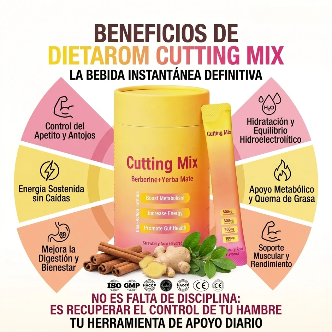 Bebida Instantánea para el Control del Apetito - OEM/ODM Berberina HCl y Yerba Mate