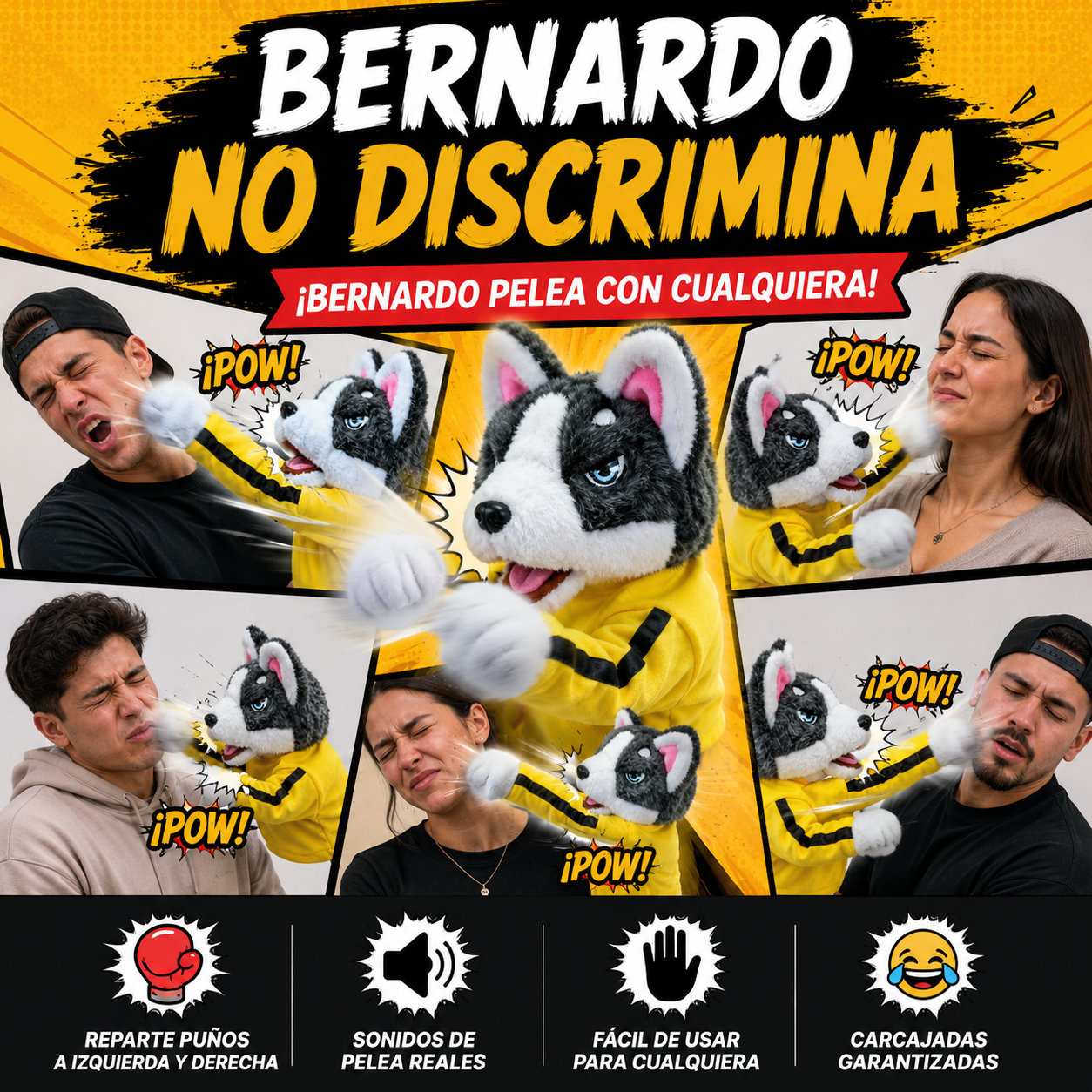Bernardo™ | El Títere Más Peleón