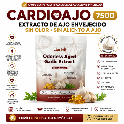 Cápsulas de Ajo Envejecido Corazón y Circulación x30 (1 mes)