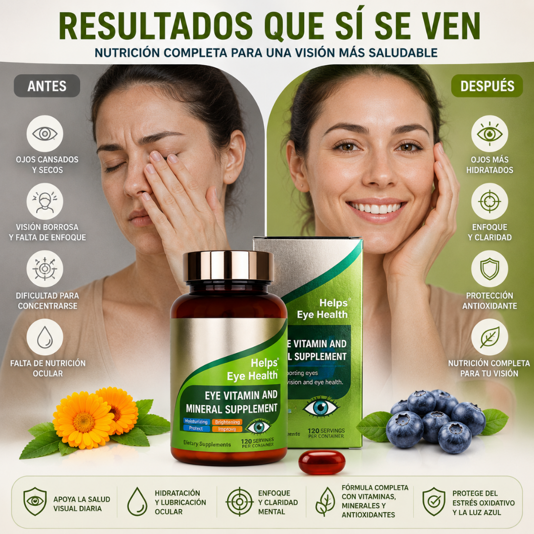 Cápsulas de Vitamina para la Salud Ocular