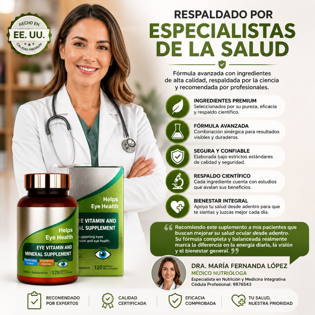 Cápsulas de Vitamina para la Salud Ocular