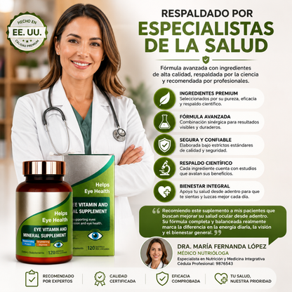 Cápsulas de Vitamina para la Salud Ocular