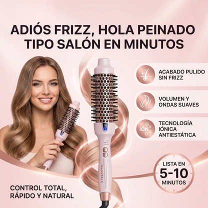 Cepillo Redondo Térmico Express - Reduce frizz/estática en menos tiempo