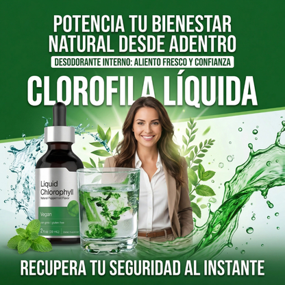 Clorofila Líquida Detoxifica, Desinflama y Purifica en Dos Semanas