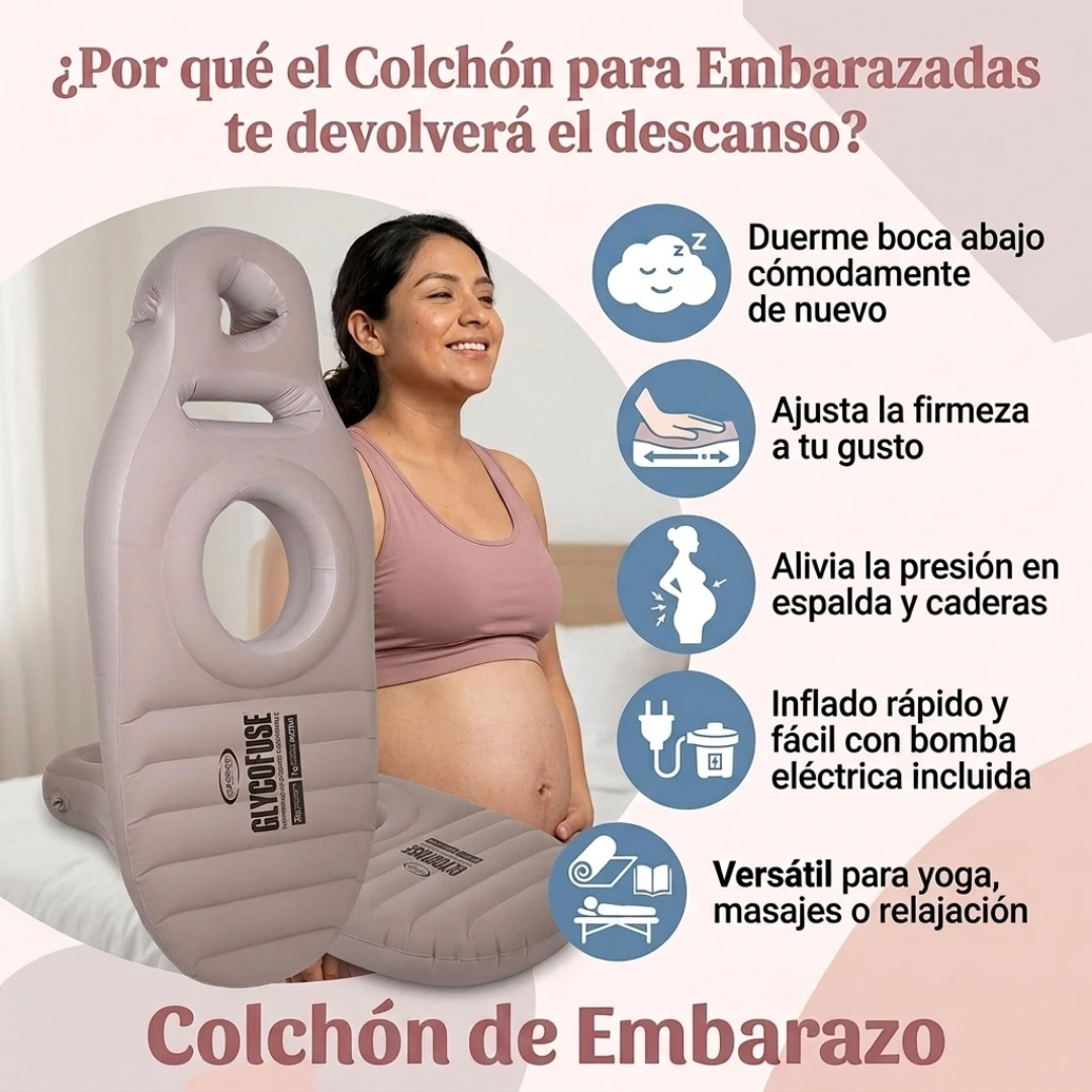 Colchón Inflable para Mujeres Embarazadas