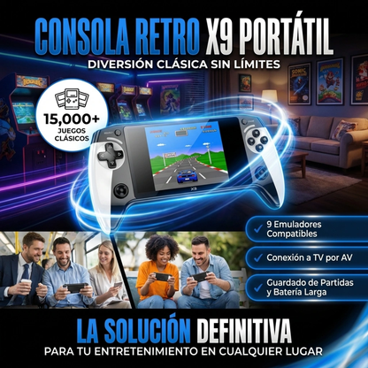Consola de VideoJuegos Portátil Retro X9