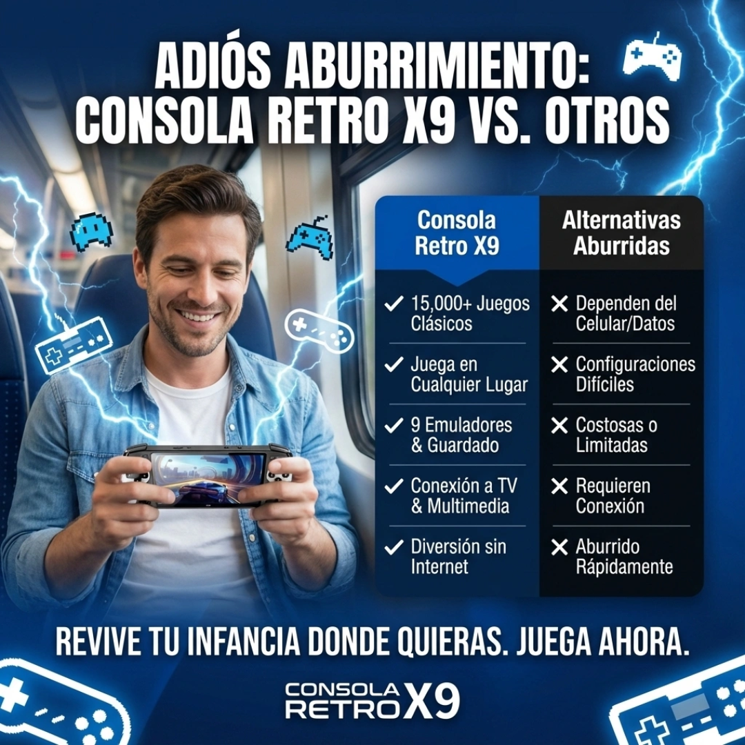 Consola de VideoJuegos Portátil Retro X9