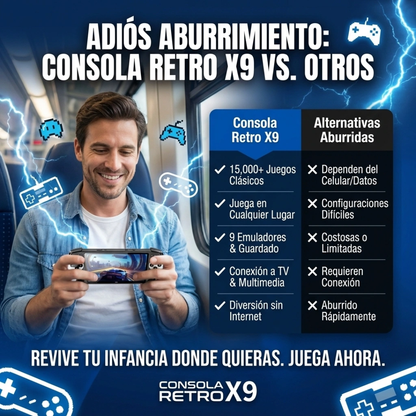 Consola de VideoJuegos Portátil Retro X9