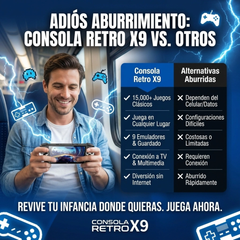 Consola de VideoJuegos Portátil Retro X9