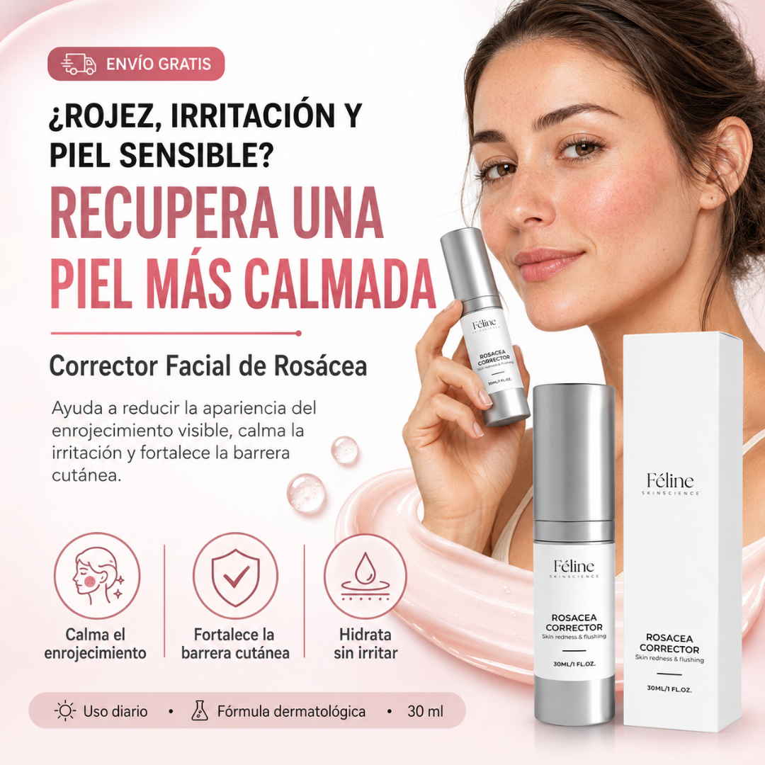 Corrector Facial de Rosácea