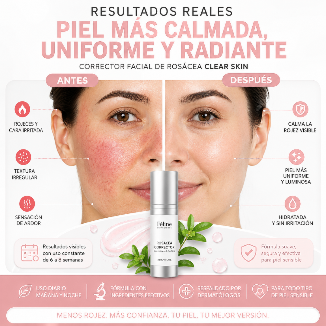 Corrector Facial de Rosácea