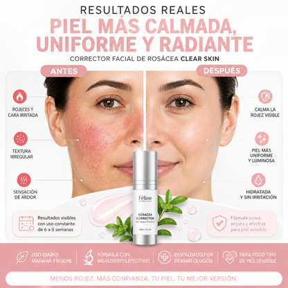 Corrector Facial de Rosácea