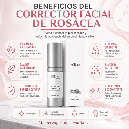 Corrector Facial de Rosácea