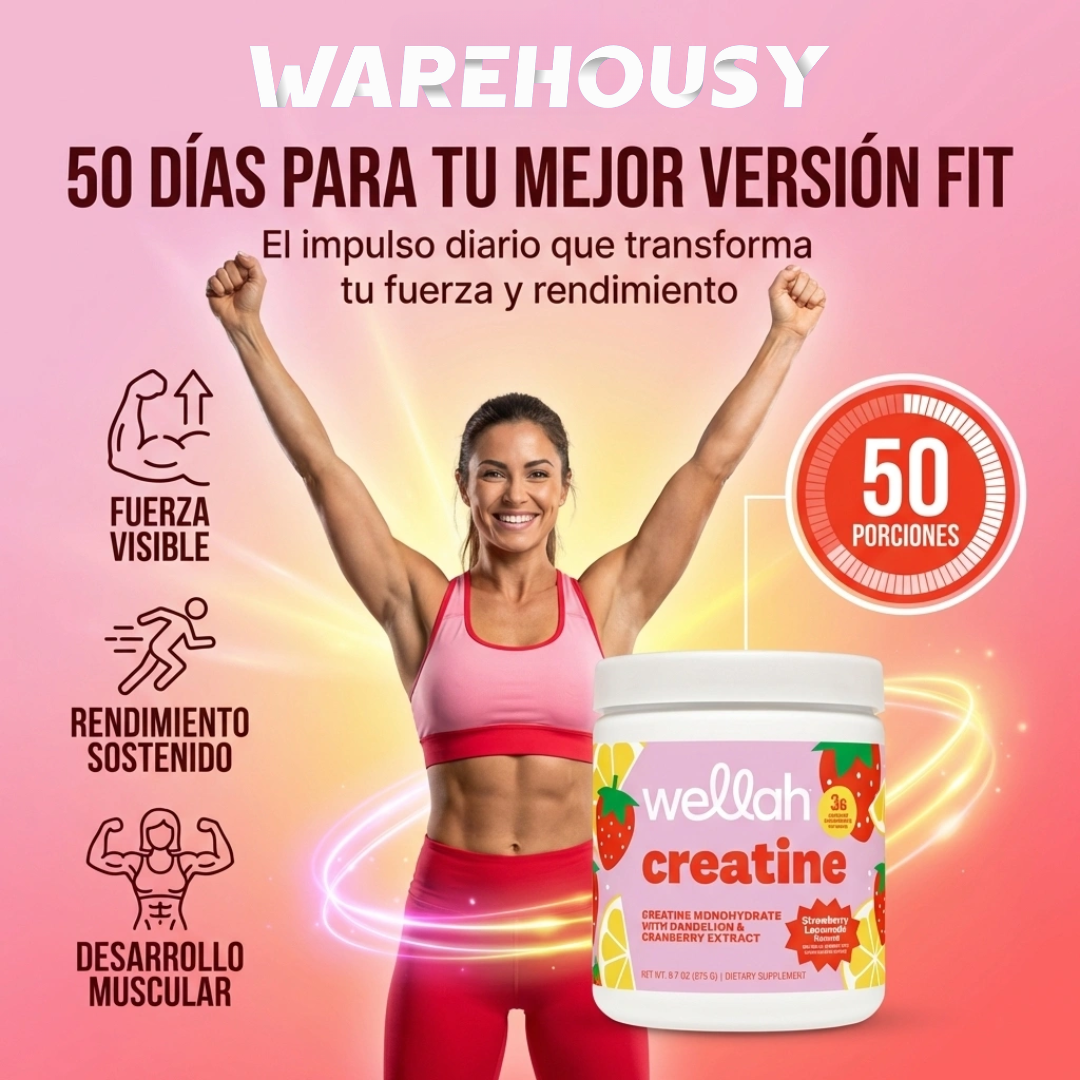Creatina Monohidratada con Diente de León para Mujeres