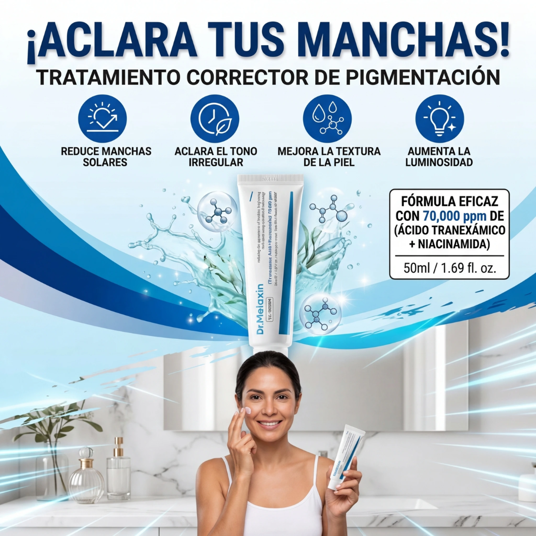 Dr. Melaxin Crema Despigmentante con Ácido Tranexámico Para Pecas y Manchas