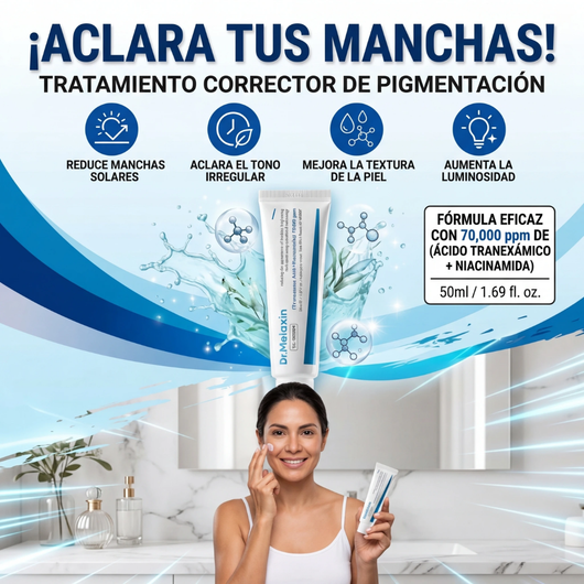 Dr. Melaxin Crema Despigmentante con Ácido Tranexámico Para Pecas y Manchas
