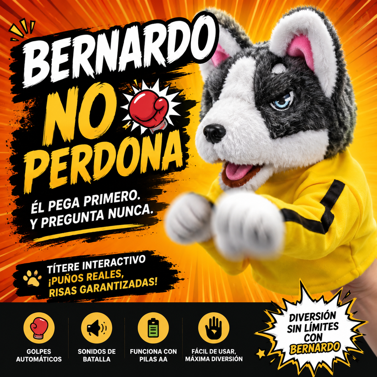 Bernardo™ | El Títere Más Peleón