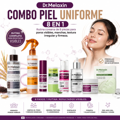 Dr. Melaxin Combo Piel Uniforme: Rutina coreana de 8 piezas
