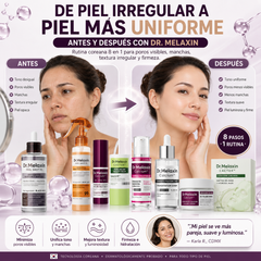 Dr. Melaxin Combo Piel Uniforme: Rutina coreana de 8 piezas