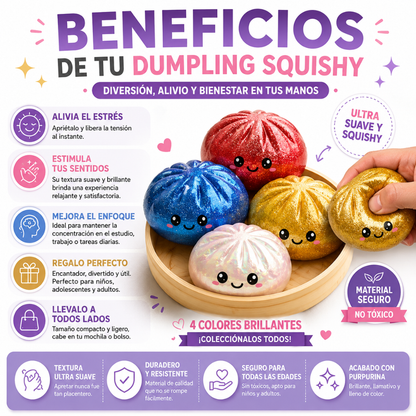Dumpling Squishy Juguete Antiestrés