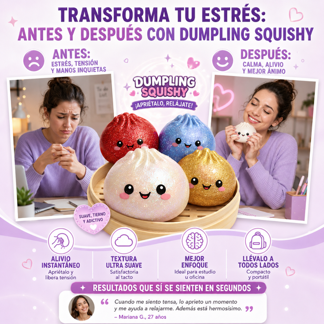 Dumpling Squishy Juguete Antiestrés