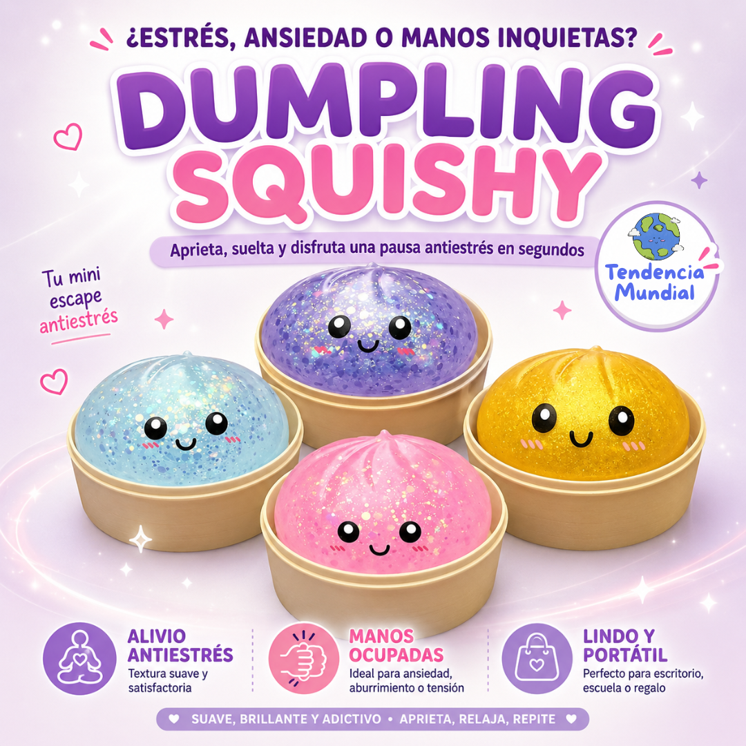 Dumpling Squishy Juguete Antiestrés
