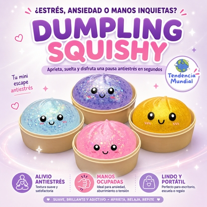 Dumpling Squishy Juguete Antiestrés