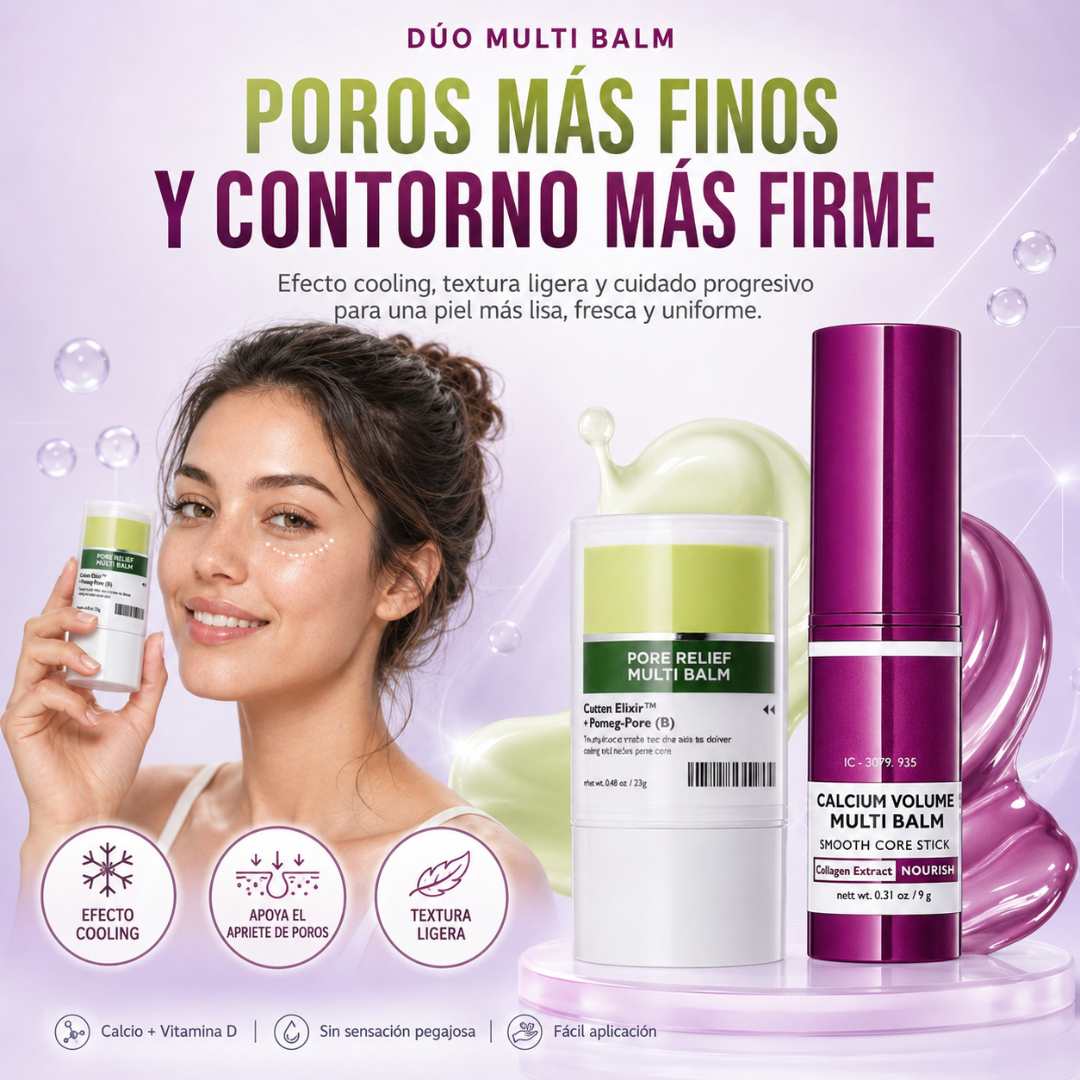 Dúo de Bálsamo Multi Reafirmante de Poros