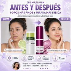 Dúo de Bálsamo Multi Reafirmante de Poros