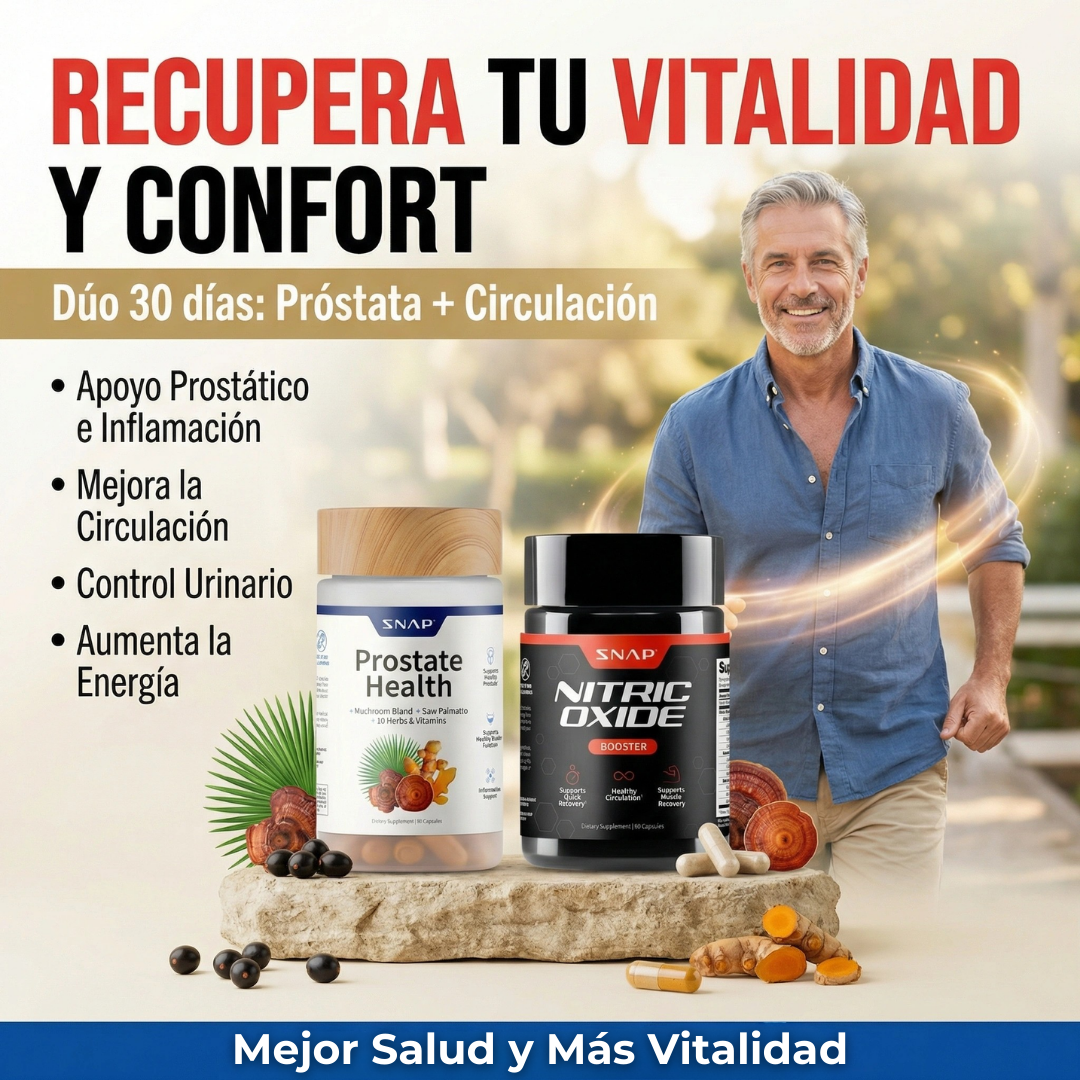 Dúo Saludable: Cuidado de Próstata en 30 días