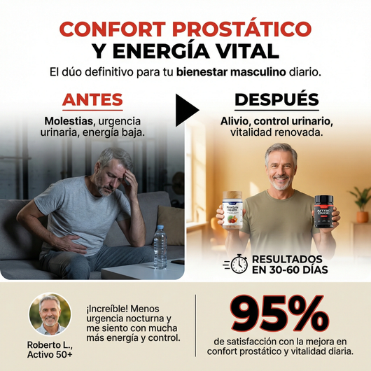 Dúo Saludable: Cuidado de Próstata Resultados en 1 Semana ORIGINAL
