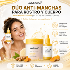 Dúo de Ácido Kójico y Cúrcuma para Rostro y Cuerpo Medicube