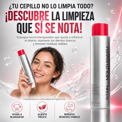 Enjuague Bucal con Efecto Blanqueador Dental