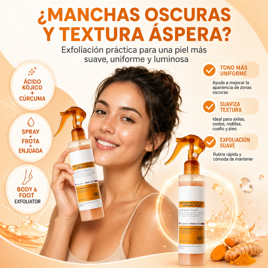 Exfoliante Corporal en Spary Aclarante Instantáneo