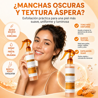 Exfoliante Corporal en Spary Aclarante Instantáneo