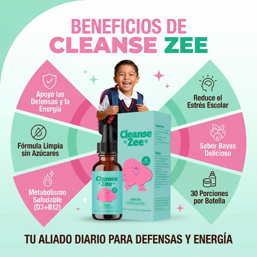 Gotas Cleanse Zee de Zeolita para Niños