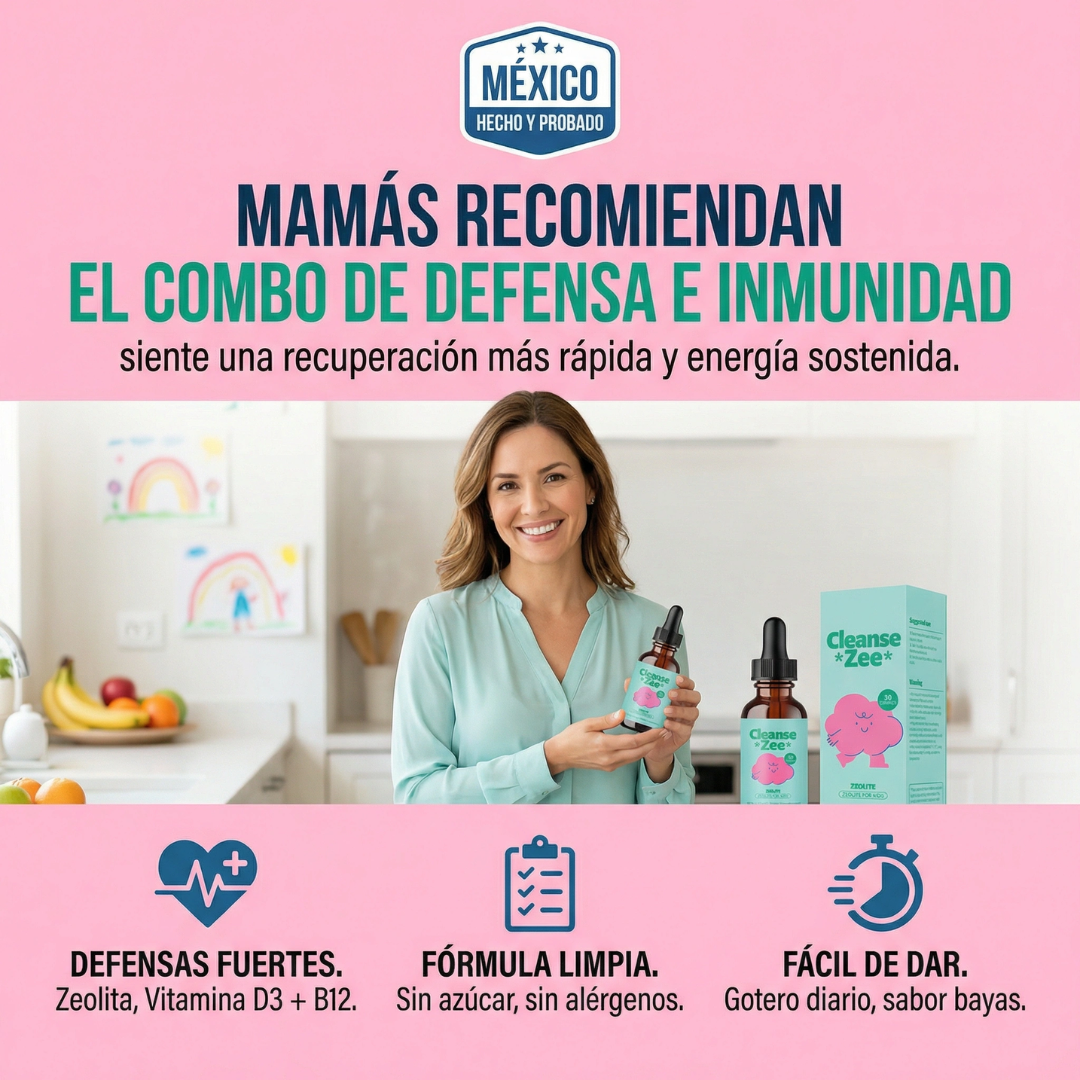 Gotas Cleanse Zee de Zeolita para Niños