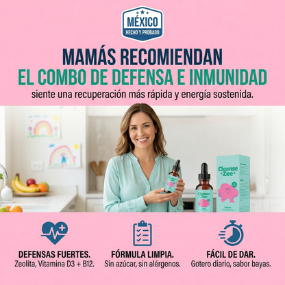 Gotas Cleanse Zee de Zeolita para Niños