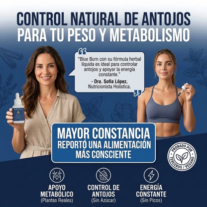 Gotas para Control de Peso Blue Burn